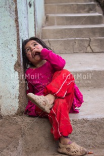 Fair Trade Photo Colour image, Dailylife, One girl, Outdoor, People, Peru, South America, Streetlife, Vertical