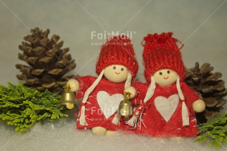 Fair Trade Photo Christmas, Colour image, Friendship, Heart, Horizontal, Peru, Pine, Red, Snow, South America, Together