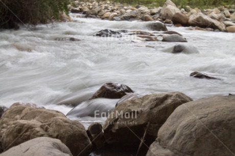 Fair Trade Photo Colour image, Horizontal, Peru, River, South America, Stone, Water