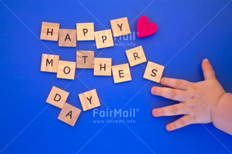 Fair Trade Photo Baby, Blue, Colour image, Hand, Heart, Horizontal, Letters, Love, Mother, Mothers day, People, Peru, Red, South America, Text, Wood