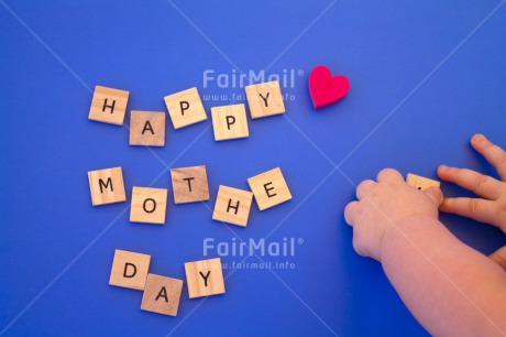 Fair Trade Photo Baby, Blue, Colour image, Hand, Hands, Heart, Horizontal, Letters, Love, Mother, Mothers day, People, Peru, Red, South America, Text, Wood