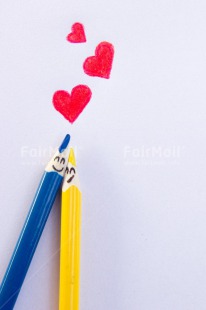 Fair Trade Photo Colour image, Contrast, Couple, Crayon, Heart, Marriage, Peru, Red, Smile, Smiling, South America, Together, Valentines day, Vertical, Wedding