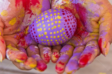 Fair Trade Photo Colour image, Colourful, Easter, Egg, Food and alimentation, Hand, Horizontal, Peru, South America