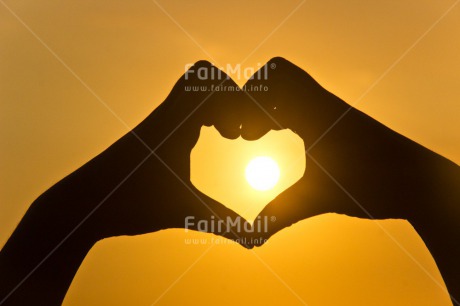 Fair Trade Photo Arm, Colour image, Hand, Horizontal, Love, One, One person, Outdoor, People, Peru, Shooting style, Silhouette, South America, Sun, Sunset