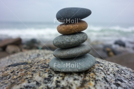 Fair Trade Photo Balance, Beach, Colour image, Condolence-Sympathy, Day, Horizontal, Outdoor, Peru, Sea, South America, Stone, Water, Wellness