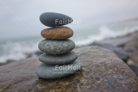 Fair Trade Photo Balance, Beach, Colour image, Condolence-Sympathy, Day, Horizontal, Outdoor, Peru, Sea, South America, Stone, Water, Wellness