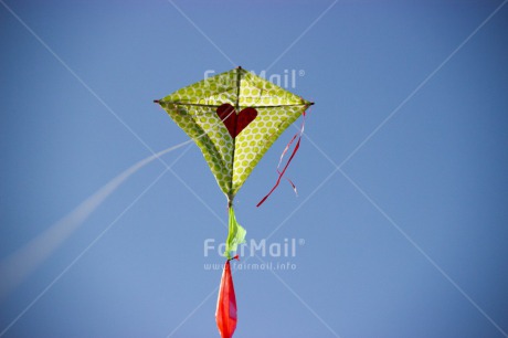 Fair Trade Photo Colour image, Freedom, Heart, Kite, Love, Outdoor, Peru, Sky, South America, Summer