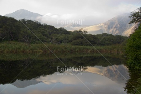 Fair Trade Photo Clouds, Colour image, Day, Lake, Mountain, Nature, Outdoor, Peru, Reflection, Rural, Sand, Scenic, South America, Tree, Water