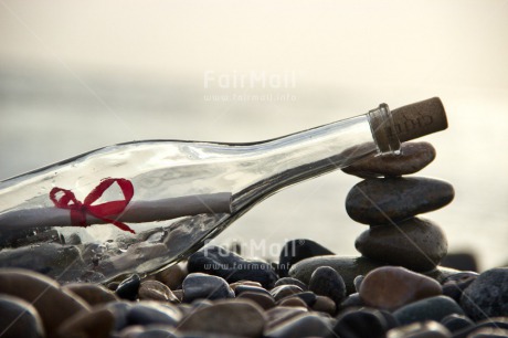 Fair Trade Photo Beach, Bottle, Friendship, Horizontal, Love, Peru, Sand, Sea, South America, Valentines day