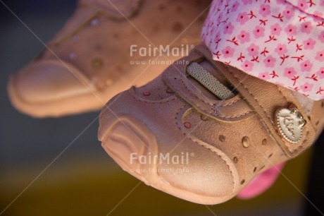 Fair Trade Photo Baby, Birth, Closeup, Horizontal, New baby, People, Peru, Shoe, South America