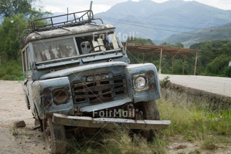 Fair Trade Photo Car, Colour image, Horizontal, Old age, Peru, Safety, South America, Transport, Travel