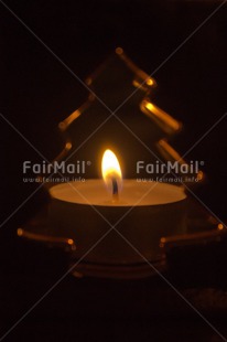 Fair Trade Photo Candle, Christmas, Closeup, Colour image, Flame, Light, Peace, Peru, Seasons, Shooting style, South America, Tree, Vertical, Warmth, Winter