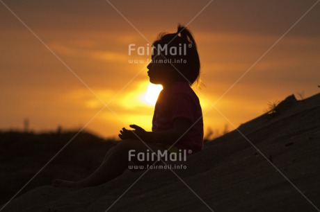 Fair Trade Photo Activity, Colour image, Cute, Evening, Health, Horizontal, Latin, Meditating, One girl, Outdoor, Peace, People, Peru, South America, Sunset, Wellness, Yoga