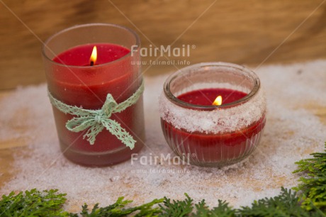 Fair Trade Photo Candle, Christmas, Colour image, Flame, Horizontal, Peru, Snow, South America