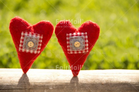Fair Trade Photo Blue, Colour image, Heart, Horizontal, Love, Marriage, Peru, Red, South America, Together, Valentines day, Wedding