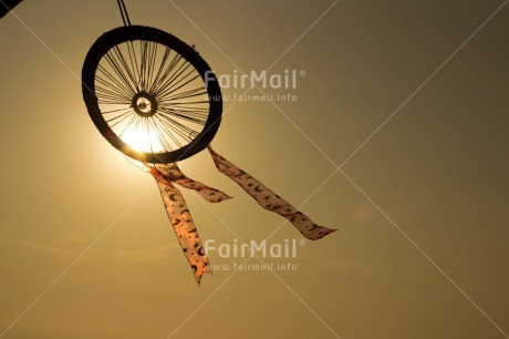 Fair Trade Photo Colour image, Dreamcatcher, Friendship, Good luck, Horizontal, Sky, Summer, Sunset