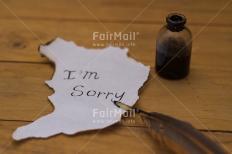 Fair Trade Photo Activity, Colour image, Friendship, Horizontal, Letter, Peru, Sorry, South America, Writing