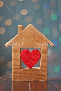 Fair Trade Photo Build, Colour, Colour image, Food and alimentation, Heart, Home, Move, Nest, New home, New life, Object, Owner, Peru, Place, Red, South America, Sweet, Vertical, Welcome home