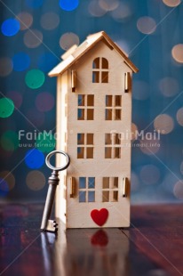 Fair Trade Photo Build, Colour image, Food and alimentation, Heart, Home, Key, Love, Move, Nest, New home, New life, Object, Owner, Peru, Place, South America, Sweet, Vertical, Welcome home
