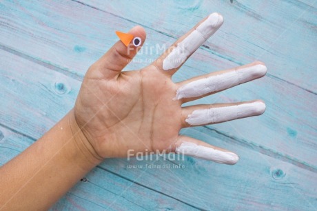 Fair Trade Photo Animal, Blue, Body, Colour, Colour image, Dove, Finger, Hand, Hope, Horizontal, Peace, Peru, Place, South America, Values