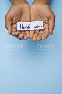 Fair Trade Photo Blue, Body, Colour, Colour image, Friendship, Gratitude, Hand, Horizontal, Letter, Object, Peru, Place, South America, Text, Thank you, Values, Vertical