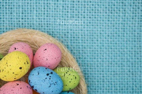 Fair Trade Photo Adjective, Birthday, Blue, Colour, Easter, Egg, Food and alimentation, Horizontal, Nest, New baby, Object