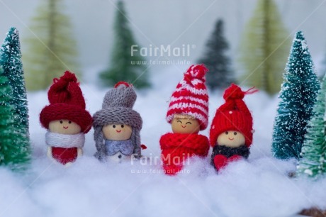 Fair Trade Photo Activity, Adjective, Celebrating, Christmas, Christmas decoration, Christmas tree, Colour, Doll, Horizontal, Object, Present, Red, Snow