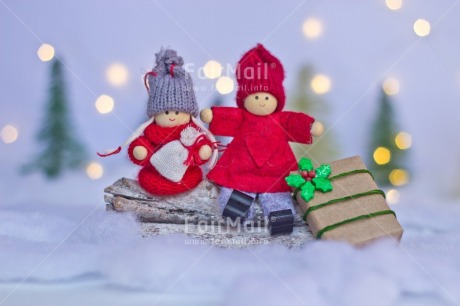 Fair Trade Photo Activity, Adjective, Celebrating, Christmas, Christmas decoration, Christmas tree, Colour, Doll, Gift, Horizontal, Light, Nature, Object, Present, Red, Snow