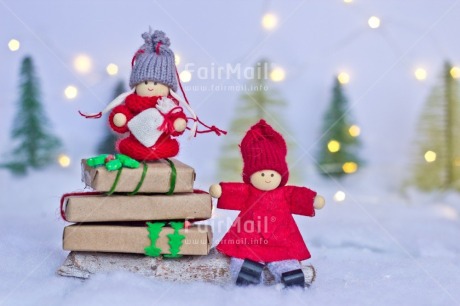 Fair Trade Photo Activity, Adjective, Celebrating, Christmas, Christmas decoration, Christmas tree, Colour, Doll, Gift, Horizontal, Light, Nature, Object, Present, Red, Snow