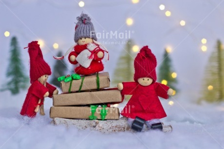 Fair Trade Photo Activity, Adjective, Celebrating, Christmas, Christmas decoration, Christmas tree, Colour, Doll, Gift, Horizontal, Light, Nature, Object, Present, Red, Snow