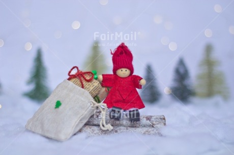 Fair Trade Photo Activity, Adjective, Bag, Celebrating, Christmas, Christmas decoration, Christmas tree, Colour, Doll, Gift, Horizontal, Light, Nature, Object, Present, Red, Snow