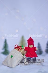 Fair Trade Photo Activity, Adjective, Bag, Celebrating, Christmas, Christmas decoration, Christmas tree, Colour, Doll, Gift, Light, Nature, Object, Present, Red, Snow, Vertical