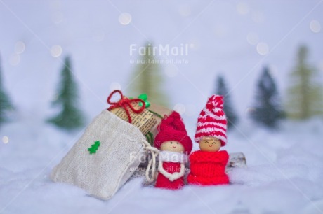 Fair Trade Photo Activity, Adjective, Bag, Celebrating, Christmas, Christmas decoration, Christmas tree, Colour, Doll, Gift, Horizontal, Light, Nature, Object, Present, Red, Snow