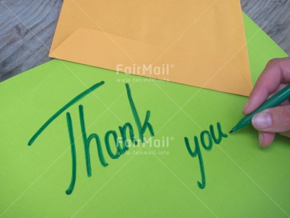 Fair Trade Photo Activity, Closeup, Colour image, Envelope, Horizontal, Letter, Peru, Shooting style, South America, Thank you, Writing