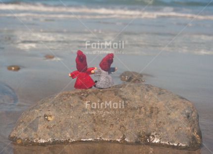 Fair Trade Photo Beach, Colour image, Friendship, Horizontal, Love, Peru, Sea, South America, Stone, Together, Travel, Valentines day