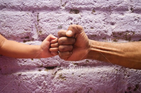 Fair Trade Photo Care, Colour image, Daughter, Family, Father, Fathers day, Hand, Horizontal, Love, One child, Peru, South America, Together