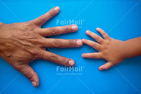 Fair Trade Photo Care, Closeup, Colour image, Father, Fathers day, Hand, Horizontal, Love, One child, One man, People, Peru, Shooting style, South America, Together, Two hands