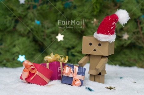 Fair Trade Photo Christmas, Colour image, Danboard, Gift, Hat, Horizontal, Peru, Snow, South America, Star