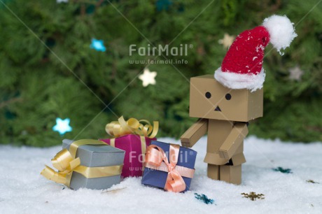 Fair Trade Photo Christmas, Colour image, Danboard, Gift, Hat, Horizontal, Peru, Snow, South America, Star