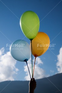 Fair Trade Photo Balloon, Birthday, Colour image, One boy, People, Peru, South America, Vertical