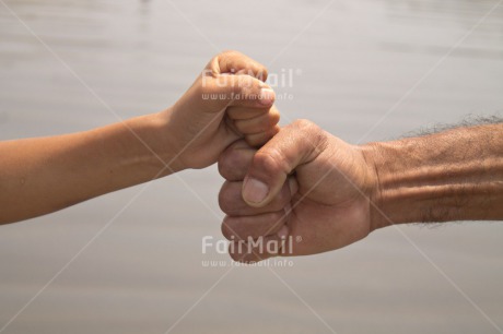 Fair Trade Photo Child, Colour image, Daughter, Day, Father, Fathers day, Fist, Friendship, Hand, Horizontal, Peru, Son, South America, Strength, Success, Team