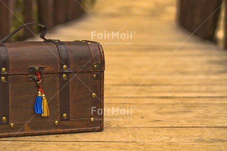 Fair Trade Photo Blue, Box, Bridge, Brown, Colour image, Horizontal, Outdoor, Path, Peru, South America, Wood, Yellow