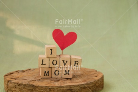 Fair Trade Photo Colour image, Heart, Horizontal, Letters, Love, Mothers day, Peru, Red, South America, Text, Wood