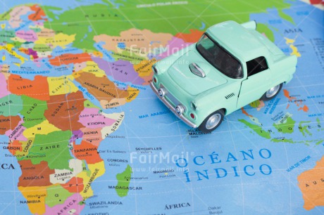 Fair Trade Photo Activity, Car, Colour image, Horizontal, Multi-coloured, Peru, Red, South America, Transport, Travel, Travelling, World, World map