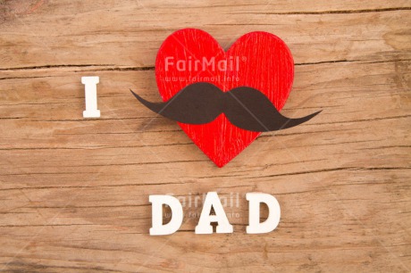 Fair Trade Photo Brother, Colour image, Father, Fathers day, Heart, Horizontal, Indoor, Letters, Love, Male, Mustache, Peru, Red, South America, Text, Wood