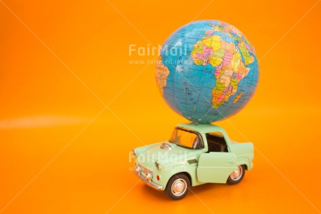 Fair Trade Photo Activity, Car, Colour image, Food and alimentation, Fruits, Globe, Holiday, Horizontal, Indoor, Orange, Peru, South America, Studio, Transport, Travel, Travelling, World