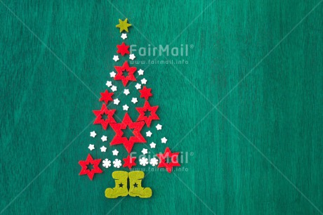 Fair Trade Photo Boot, Christmas, Colour image, Green, Horizontal, Indoor, Peru, Red, Santaclaus, Seasons, Shoe, South America, Star, Tree, White, Winter
