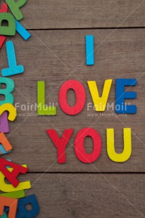 Fair Trade Photo Colour image, Colourful, Letters, Love, Multi-coloured, Peru, South America, Table, Text, Valentines day, Wood
