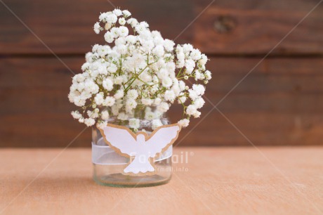 Fair Trade Photo Animals, Bird, Christianity, Colour image, Communion, Confirmation, Flowers, Gift, Glass, Horizontal, Peace, Peru, Pigeon, Religion, South America, White, Wood