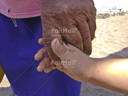 Fair Trade Photo Care, Colour image, Day, Family, Growth, Hand, Horizontal, Love, Old age, One child, One man, Outdoor, People, Peru, Responsibility, South America, Together, Values, Wisdom